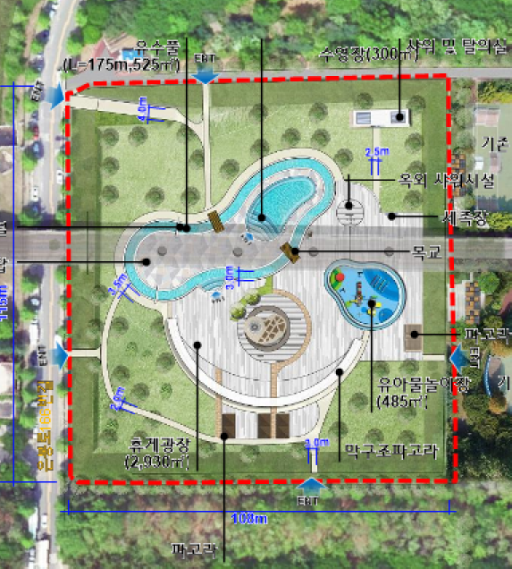 남동 물빛놀이터 조감도. 남동구청 제공