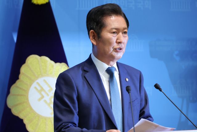 더불어민주당 당 대표에 출마한 정청래 의원. 연합뉴스