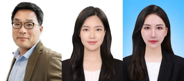 (왼쪽부터)성균관대 임용택 교수, 유연정 박사과정생, 김수현 석사. 성균관대 제공