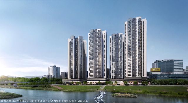 해링턴 스퀘어 리버파크 투시도. 효성중공업 제공