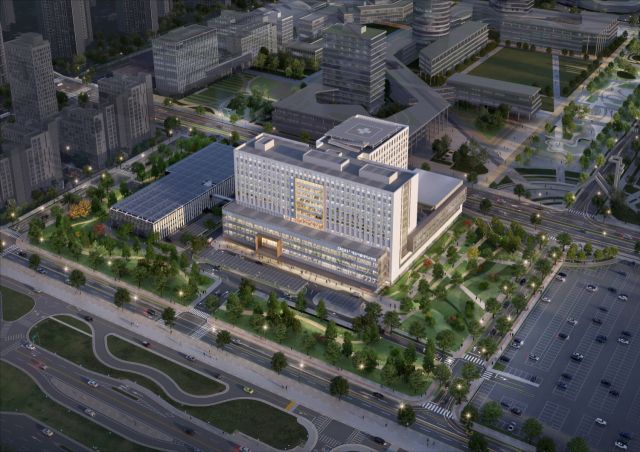 올해 착공 예정인 시흥배곧서울대병원 조감도. 시흥시 제공