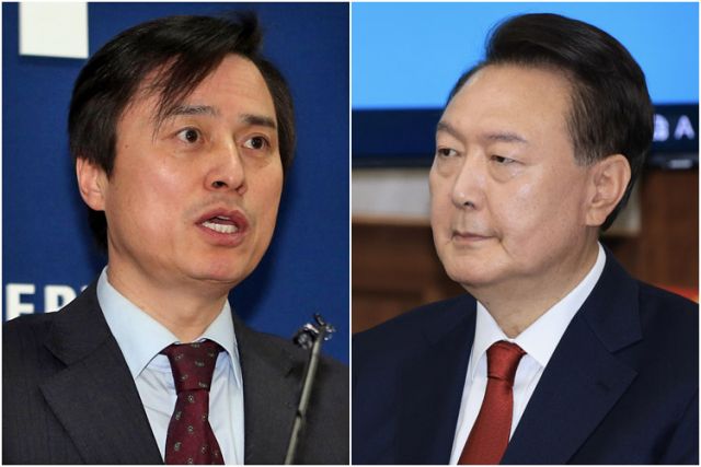 조은석 특별검사와 윤석열 전 대통령. 연합뉴스