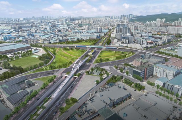 가좌나들목(IC) 부근 조감도. 인천시 제공
