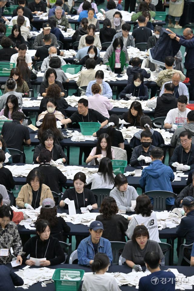 제21대 대통령 선거 개표 시작 [포토뉴스]