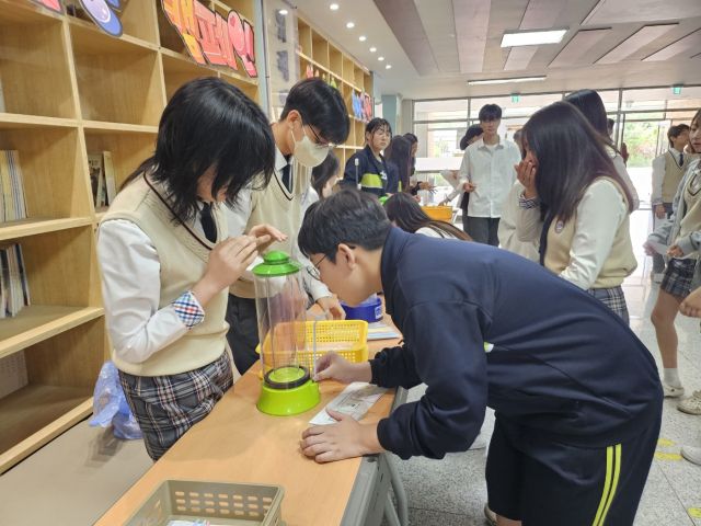 하남시 위례중, 흡연예방 캠페인 전개. 위례중학교 제공