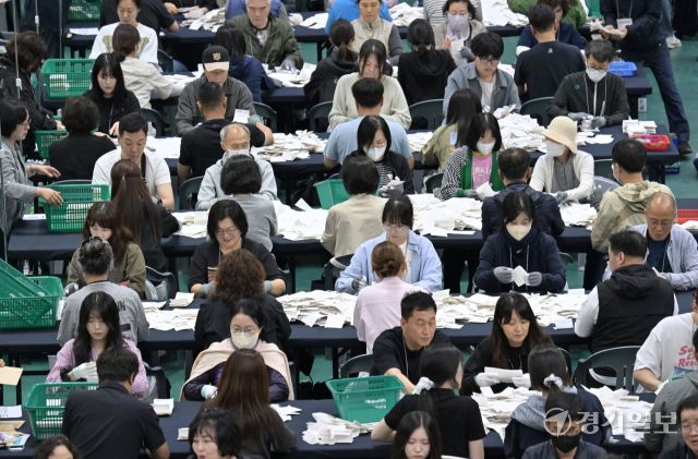 제21대 대통령 선거 개표 시작 [포토뉴스]