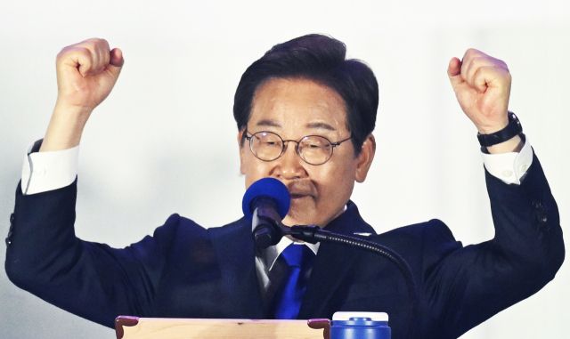 이재명 당선 확정 [포토뉴스]