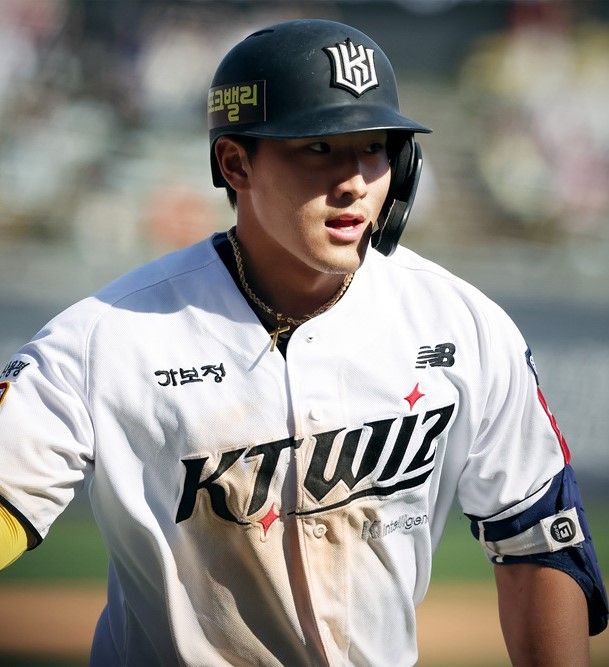 생애 첫 올스타전 무대를 밟게된 KT 외야수 안현민.KT 위즈 제공