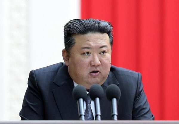 김정은 북한 국무위원장. 평양 조선중앙통신