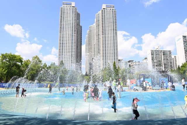 부천시 중앙공원 물놀이장. 부천시 제공