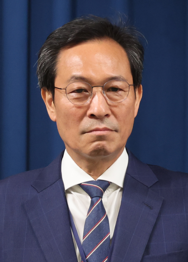 우상호 정무수석. 연합뉴스