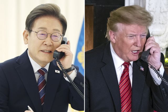 이재명 대통령(왼쪽)과 트럼프 미국 대통령. EPA/연합뉴스