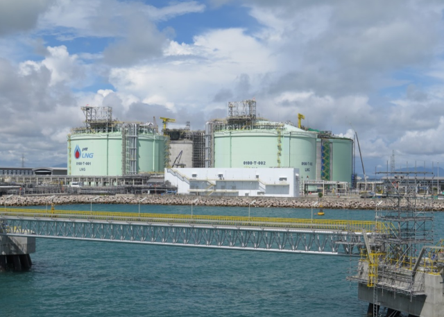 포스코이앤씨가 태국에서 2017년에 준공한 PTT LNG Terminal #2 프로젝트 전경. 포스코이앤씨 제공