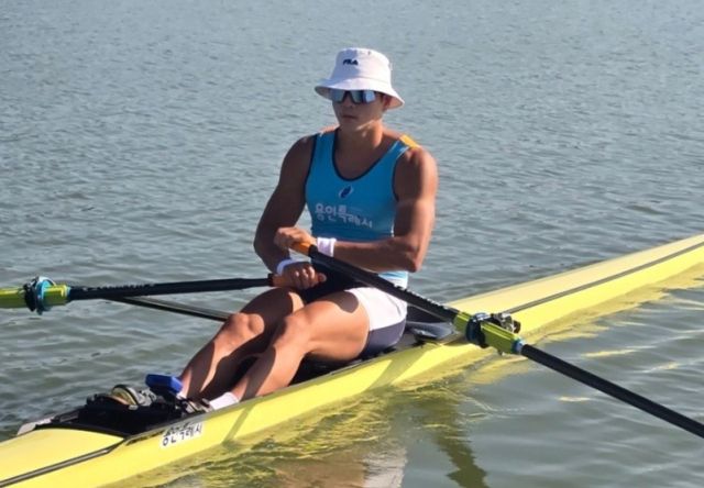 2025년 조정 국가대표선발전 남자 경량급 싱글스컬서 우승한 이종희.용인시청 제공