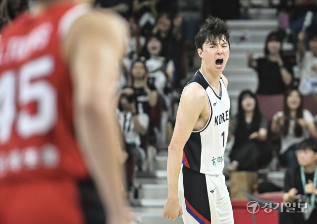 대한민국 남자농구 대표팀, 일본과의 평가전에서 91-77로 승리 [포토뉴스]