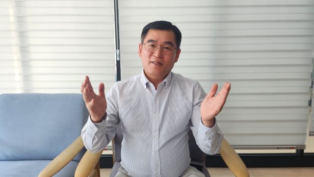 박찬호 사단법인 대한화랑청소년육성연맹 사무총장. 김요섭기자