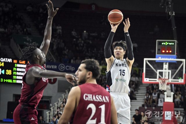 대한민국 남자농구 대표팀, 카타르와 평가전에서 90-71로 승리 [포토뉴스]