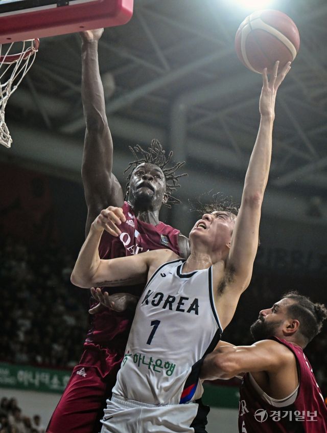 대한민국 남자농구 대표팀, 카타르와 평가전에서 90-71로 승리 [포토뉴스]