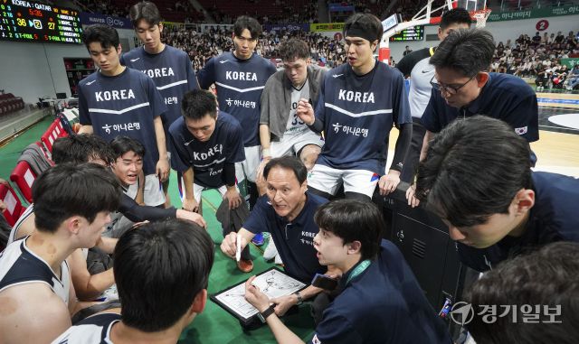 대한민국 남자농구 대표팀, 카타르와 평가전에서 90-71로 승리 [포토뉴스]