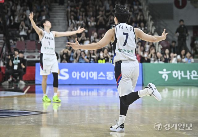 대한민국 남자농구 대표팀, 카타르와 평가전에서 90-71로 승리 [포토뉴스]