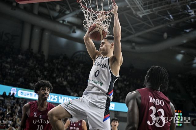 대한민국 남자농구 대표팀, 카타르와 평가전에서 90-71로 승리 [포토뉴스]