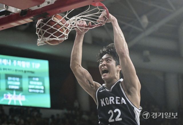 대한민국 남자농구 대표팀, 카타르와의 평가전 2차전에서 95-78로 승리 [포토뉴스]