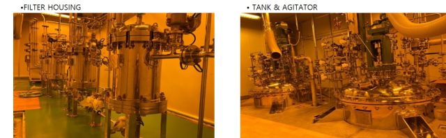 덕산네오룩스의 Black PDL 제조설비. 덕산네오룩스