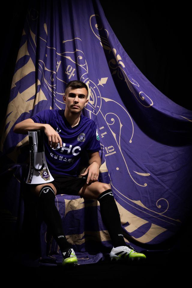 K리그1 FC안양에 합류한 크로아티아 출신 윙 포워드 이반 유키치. 안양 제공