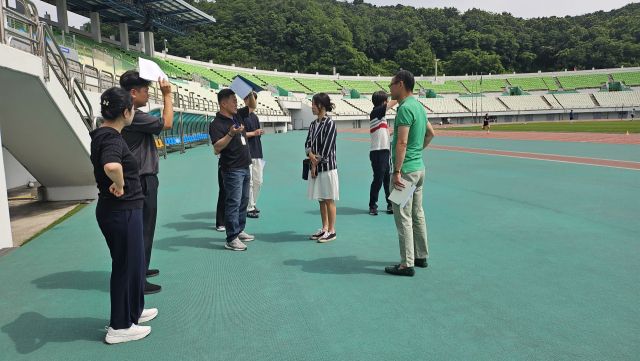 경기도장애인체육회는 경기도생활체육대회를 앞두고 유관기관과 함께 안전점검을 진행한다. 도장애인체육회 제공