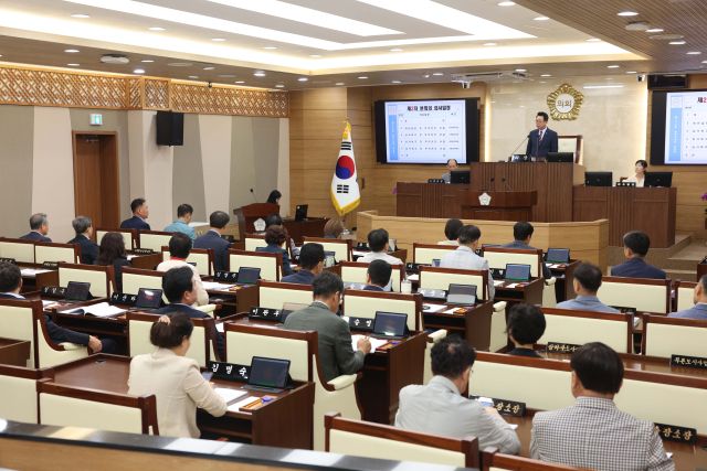 평택시의회 본회의 전경. 평택시의회 제공