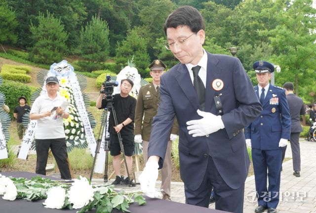 제75주년 유엔군 초전기념 및 미 스미스부대 전몰장병 추도식 [포토뉴스]