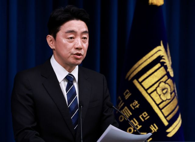 강훈식 대통령 비서실장. 연합뉴스