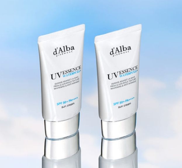 달바 비건 워터풀 에센스 선크림. 홈페이지