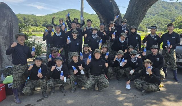 동아오츠카가 특수전사령부 수해 복구 장병에 포카리스웨트 2천개를 긴급 지원했다.동아오츠카 제공