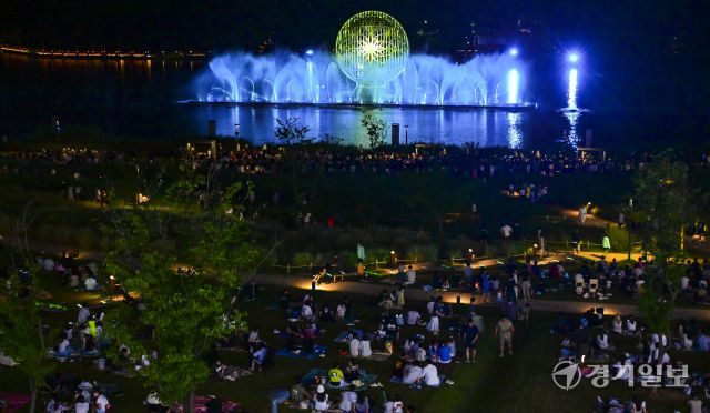 무더위를 식히는 동탄 루나쇼 [포토뉴스]