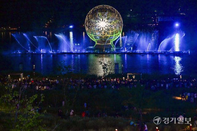 무더위를 식히는 동탄 루나쇼 [포토뉴스]
