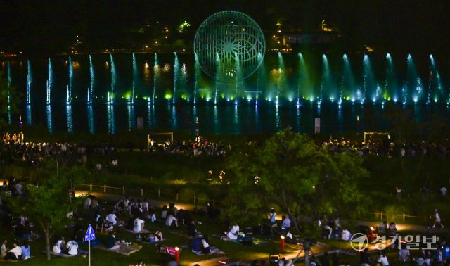 무더위를 식히는 동탄 루나쇼 [포토뉴스]