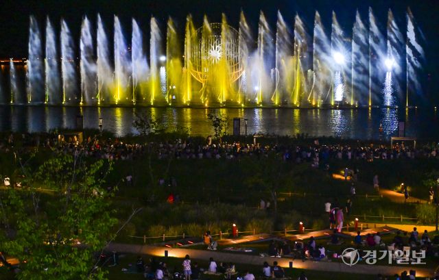 무더위를 식히는 동탄 루나쇼 [포토뉴스]