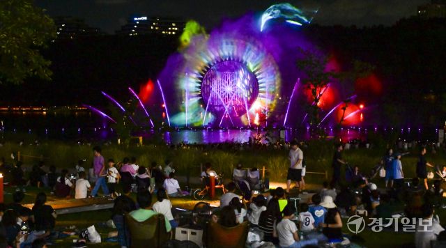 무더위를 식히는 동탄 루나쇼 [포토뉴스]