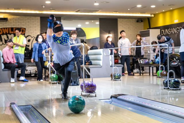 전국시각장애인체육대제전 볼링경기 모습.한국시각장애인스포츠연맹 제공
