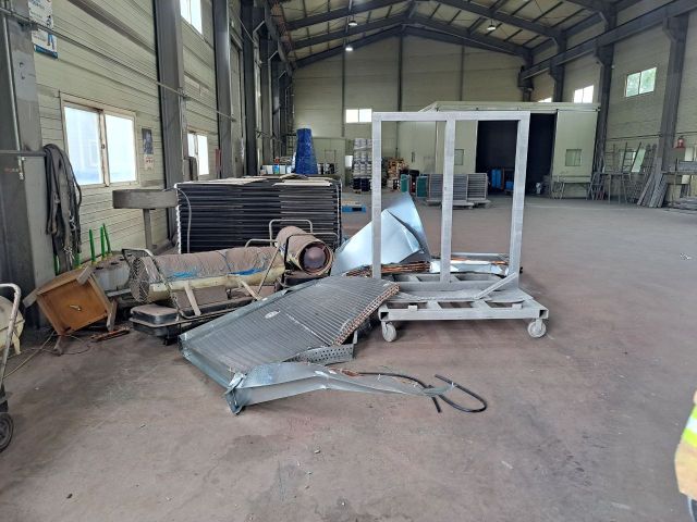 라디에이터 폭발 사고가 발생한 안성시 서운면의 공장 현장. 경기소방재난본부 제공