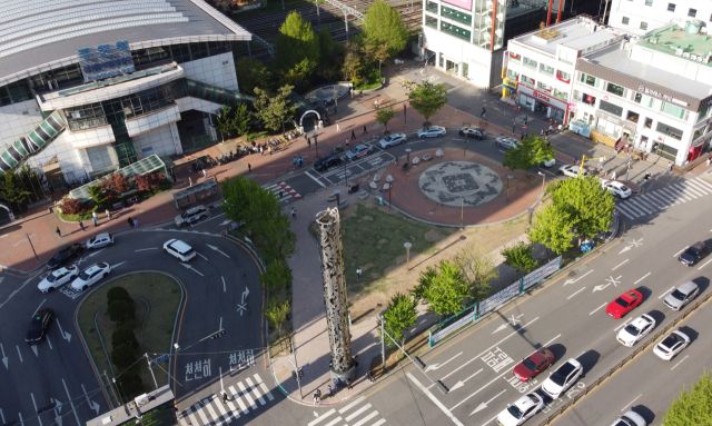 인천 미추홀구 주안역 남광장. 미추홀구 제공