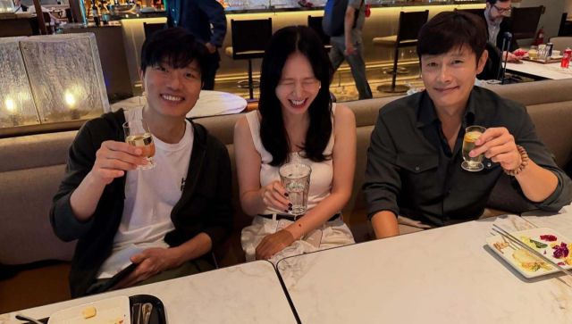 (왼쪽부터) 배우 박희순, 손예진, 이병헌. 손예진 인스타그램 갈무리