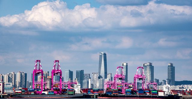 인천 신항 전경. 경기일보DB