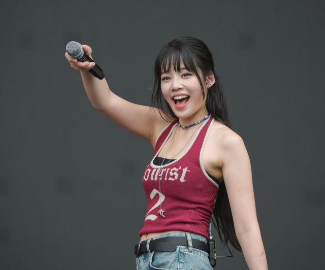 열정적인 공연을 선보이고 있는 윤마치, 윤원규 기자