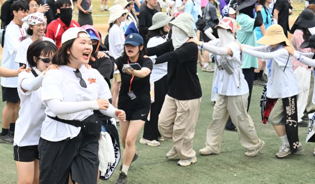 록 마니아들의 기차놀이. 조병석기자