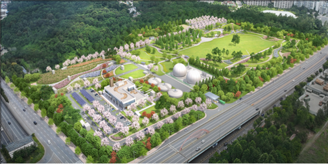 인천 승기하수처리시설 대규모 지하화 사업 조감도. 인천시 제공