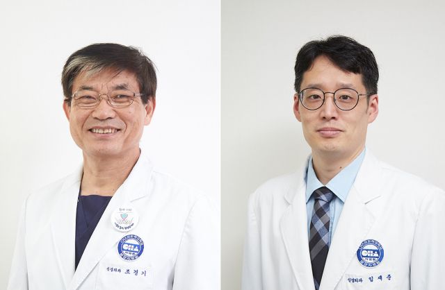 분당차병원 신경외과 조경기(왼쪽)·임재준 교수. 분당차병원 제공