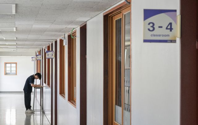 수능 D-100, 열공하는 용인 기흥고등학교 학생들 [포토뉴스]