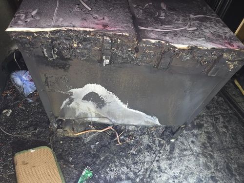 부천 원미구 3층짜리 주택 화재현장. 부천소방서 제공